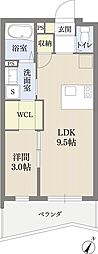 F/Bloom 1LDKの間取図画像