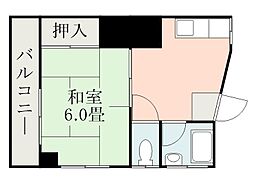 Nビル 1Kの間取図画像