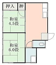 鹿児島県鹿児島市原良６丁目（賃貸アパート2K・2階・34.00㎡） その2