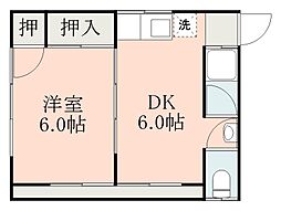 間取図画像 1DK