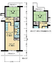 UR黒崎平尾町  ｜ 福岡県北九州市八幡西区平尾町（賃貸マンション1LDK・3階・45.77㎡） その2