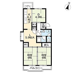 物件の間取り