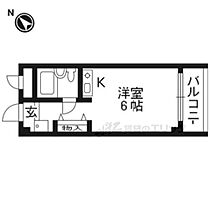 ツインビルＢ棟 401 ｜ 大阪府枚方市上島町（賃貸マンション1R・4階・18.27㎡） その2