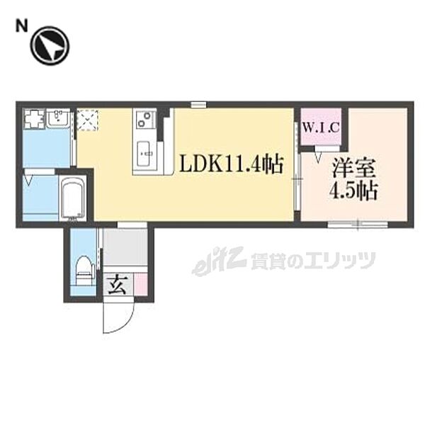 メゾン・ド　グレイス 202｜大阪府枚方市宇山町(賃貸アパート1LDK・3階・37.81㎡)の写真 その2