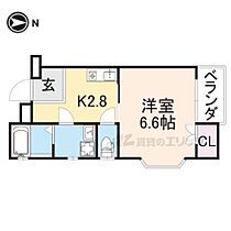 大阪府寝屋川市萱島桜園町（賃貸アパート1K・4階・25.23㎡） その2