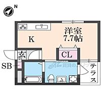 シャンテー宮之阪 201 ｜ 大阪府枚方市宮之阪1丁目（賃貸アパート1R・2階・21.87㎡） その2