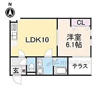 アート枚方宮之阪 104 ｜ 大阪府枚方市宮之阪3丁目（賃貸アパート1LDK・1階・38.22㎡） その2