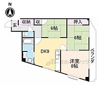 ファイブスター枚方 205 ｜ 大阪府枚方市都丘（賃貸マンション3LDK・2階・60.00㎡） その2