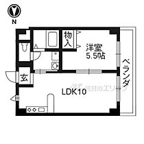 ファミーユ長谷川 301 ｜ 京都府八幡市美濃山幸水（賃貸マンション1LDK・3階・34.02㎡） その2