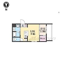 リアフラッツ香里園ＳＯＵＴＨ 101 ｜ 大阪府寝屋川市郡元町（賃貸アパート1LDK・1階・25.20㎡） その2