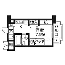 ルミエール長尾 513 ｜ 大阪府枚方市長尾谷町１丁目（賃貸マンション1K・5階・20.62㎡） その2