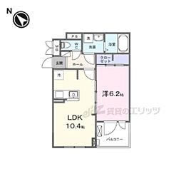 間取図画像 1LDK