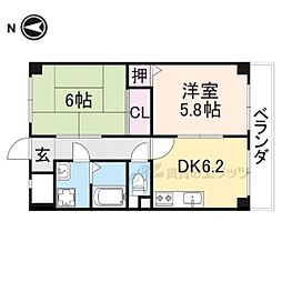 間取図画像 2DK