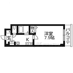 M'プラザ津田駅前12番館 1Kの間取図画像