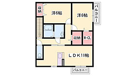 レイクサイド茜が丘  ｜ 兵庫県西脇市野村町茜が丘（賃貸アパート2LDK・2階・60.79㎡） その2