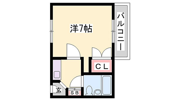 シャンI ｜兵庫県加東市社(賃貸アパート1R・2階・19.87㎡)の写真 その2