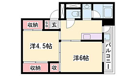 リーガルハウス小野  ｜ 兵庫県小野市敷地町（賃貸マンション2K・5階・32.00㎡） その2