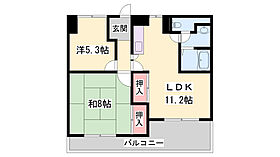 ユニハイツ  ｜ 兵庫県加古川市尾上町池田（賃貸マンション2LDK・2階・55.08㎡） その2