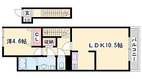 ラウレア・ハレ  ｜ 兵庫県加東市南山4丁目（賃貸アパート1LDK・2階・42.89㎡） その2