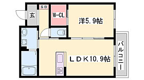 ザ　フジイ　ガーデンD棟  ｜ 兵庫県加東市下滝野4丁目（賃貸アパート1LDK・1階・42.25㎡） その2