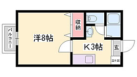 ハイツ栗田  ｜ 兵庫県加西市北条町栗田（賃貸アパート1K・2階・26.49㎡） その2