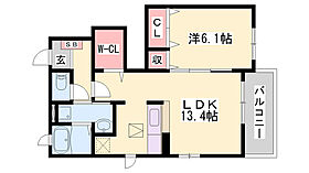 ボナール　セトル  ｜ 兵庫県加古川市野口町長砂（賃貸アパート1LDK・1階・46.71㎡） その2