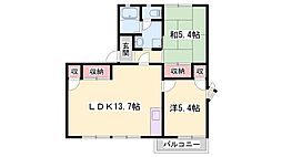 フレグランス粟津 A棟 2階