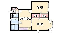 ハイツクラール 1階/-