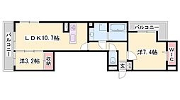 メゾンドソルテB棟 2階