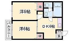 間取図画像 2DK