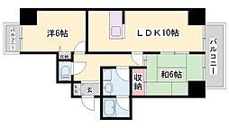 ベルコートカコガワ 2LDKの間取図画像