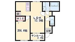 パルミエA 1階/-