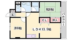 パンドール加古川 4階/-