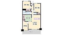 セレッソコート加古川ブライトシティ 3LDKの間取図画像