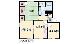 アイクスコートK 2階/-