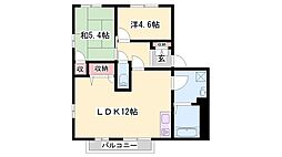 フレグランス宮西II 2階