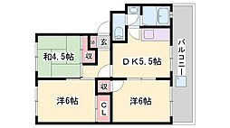 ル・シェルブルーはりま 1階/-