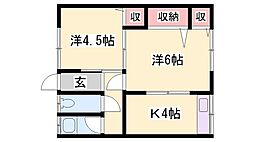 北王子荘2号館 2階