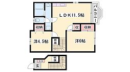 クールブラーシェB 2階