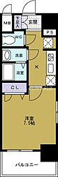 ふぁみーゆ弁天町 1Kの間取図画像