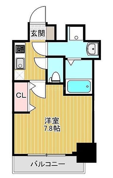 セオリー大阪ベイシティ ｜大阪府大阪市港区弁天３丁目(賃貸マンション1K・6階・23.57㎡)の写真 その2