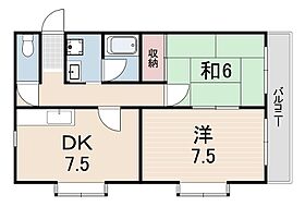 新伊丹シャネル  ｜ 兵庫県伊丹市平松６丁目（賃貸アパート2LDK・2階・46.72㎡） その2