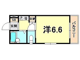 エトールVI  ｜ 兵庫県西宮市櫨塚町（賃貸マンション1K・3階・19.00㎡） その2