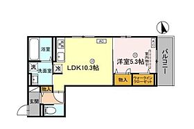 アリビオ立花  ｜ 兵庫県尼崎市立花町１丁目（賃貸アパート1LDK・3階・41.57㎡） その2