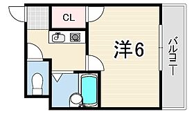 ステラハウス43  ｜ 兵庫県西宮市北昭和町（賃貸マンション1K・2階・20.30㎡） その2