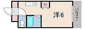 ユニテソリステ津門川  ｜ 兵庫県西宮市津門川町（賃貸マンション1K・2階・19.53㎡） その2