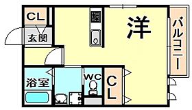 プラージュ　コート　浜  ｜ 兵庫県尼崎市浜２丁目（賃貸アパート1LDK・2階・30.10㎡） その2