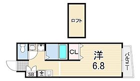 グランドネイジュ東園田  ｜ 兵庫県尼崎市東園田町５丁目（賃貸マンション1K・3階・22.36㎡） その2