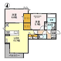 ボヌール　ウエスト  ｜ 兵庫県西宮市高木西町（賃貸アパート2LDK・3階・65.85㎡） その2