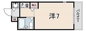 ロイヤルメゾン塚口XIII  ｜ 兵庫県尼崎市塚口町６丁目（賃貸マンション1R・1階・18.85㎡） その2